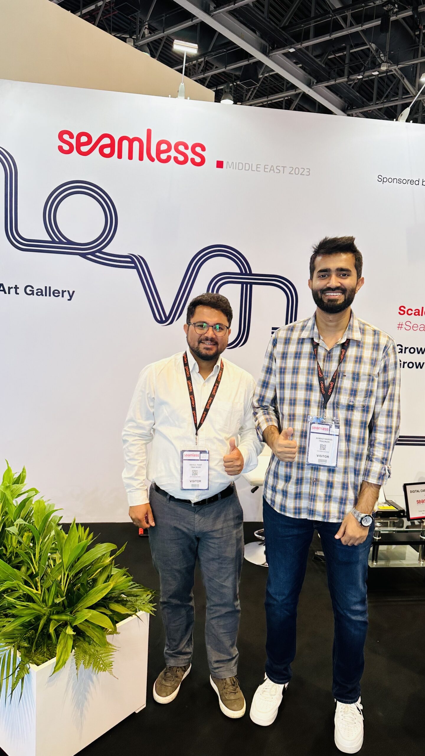 Team Trackier at Seamless Middle East 2023 in Dubai